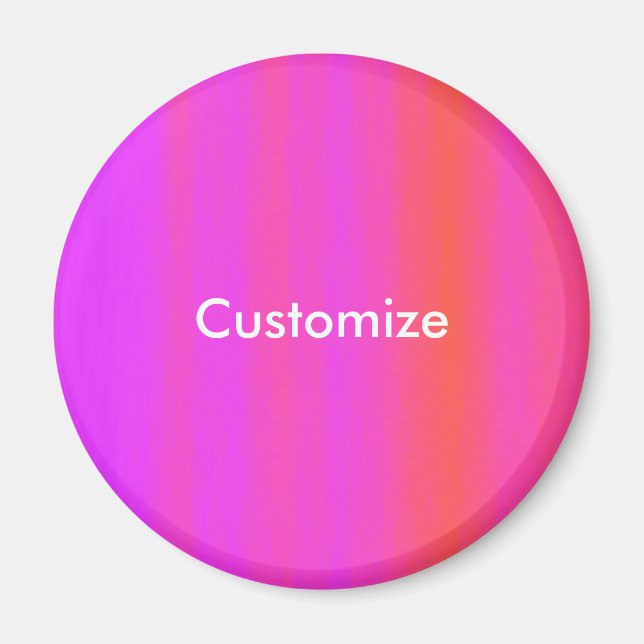 Pink Haze - Template Magnet (Front)