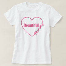 Pink Heart Beautiful Mommy