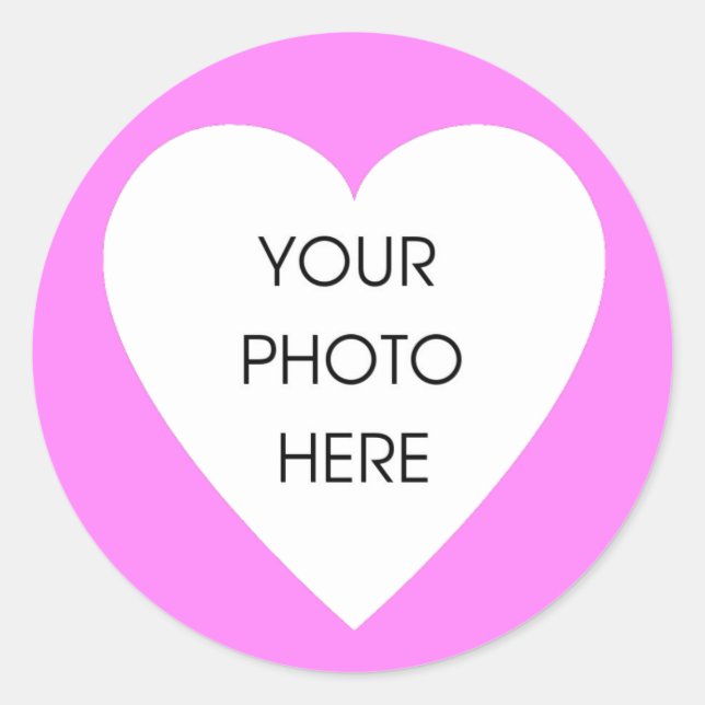 Pink Heart Border Stickers (Front)
