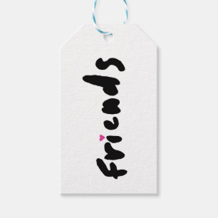 Pink Heart Buddies Clipart Making Friends Clipart Gift Tags