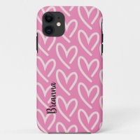 Pink Heart Case-Mate iPhone Case
