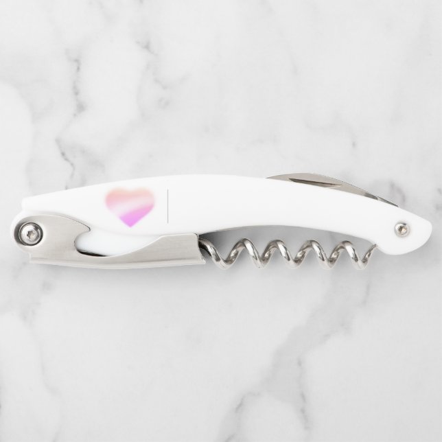 pink heart corkscrew (Front)