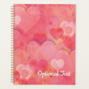 Pink Heart Dreams Planner
