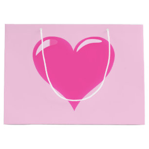 Pink Heart Gift Bag