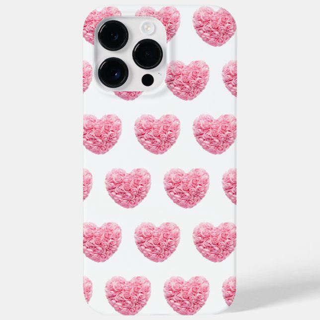 Pink Heart iPhone Case (Back)