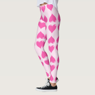 Pink Heart Leggings