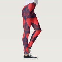 Pink Heart Leggings by HAS Jewels