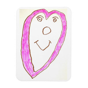Pink Heart magnet