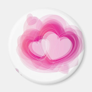 pink heart magnet