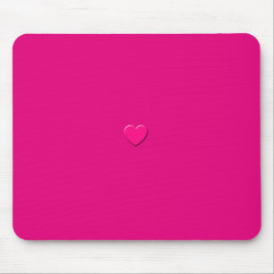 Pink Heart Mausepad Mouse Pad