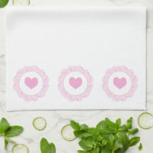 Pink heart motif
