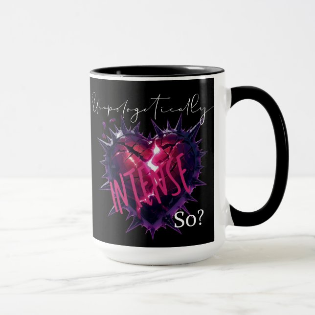 Pink Heart Mug (Right)