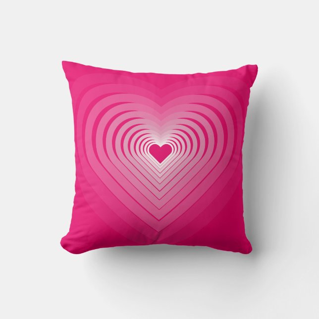 Pink Heart Pillow (Front)