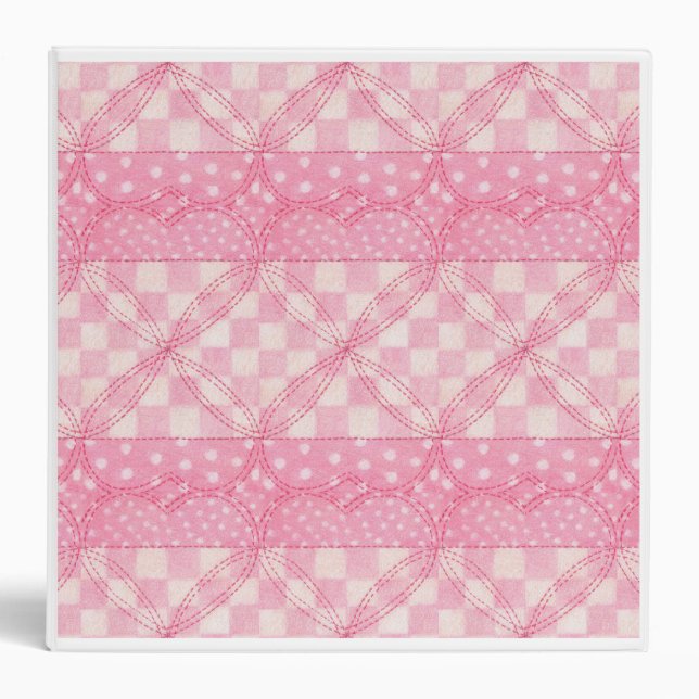 PINK HEART QUILT Binder  (Front)