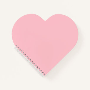 Pink Heart Shaped Notebook