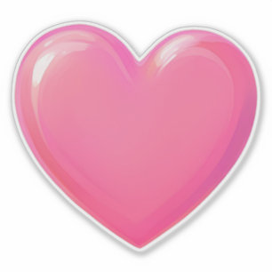 Pink Heart Sticker