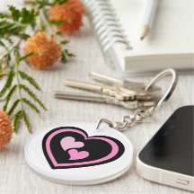 Pink Heart Sticker.
