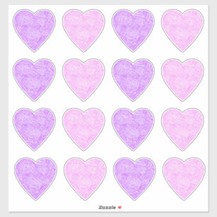 Pink Heart Stickers
