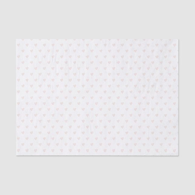 Pink heart tissue paper (Front)