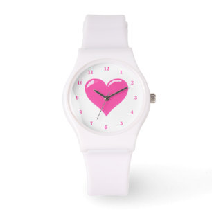 Pink Heart Watch