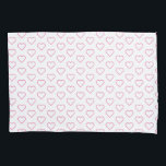 Pink Hearts - Add Your Favorite Colors Pillowcase<br><div class="desc">Pink Hearts - Add Your Favorite Colors</div>