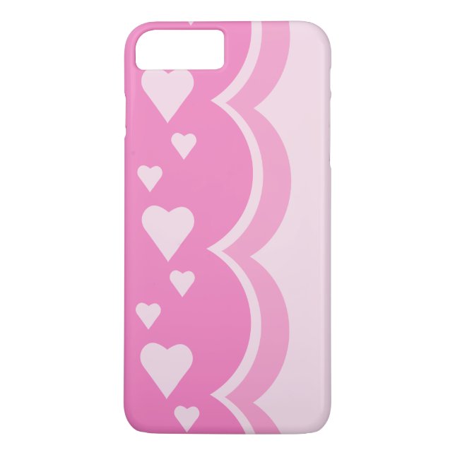 Pink Hearts Case-Mate iPhone Case (Back)