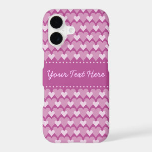 Pink Hearts custom phone cases