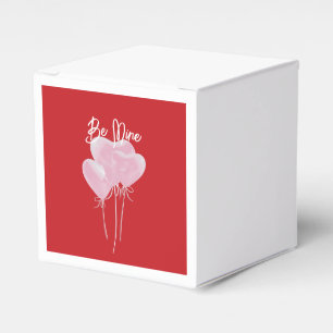 Pink Hearts Favor Box