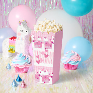 Pink Hearts Favor Box