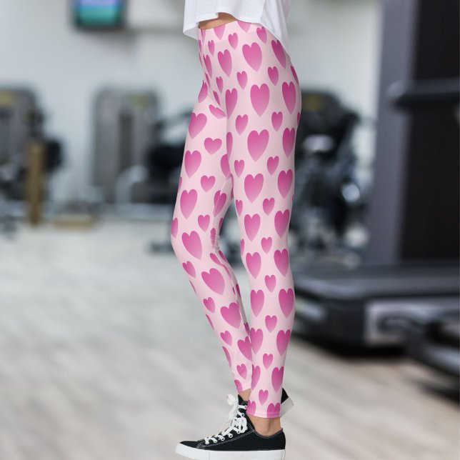 Pink Hearts  Leggings (Creator Uploaded)
