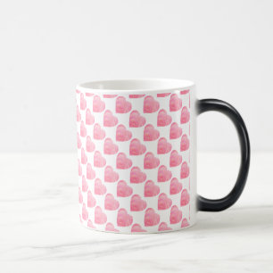 Pink Hearts Magic Mug