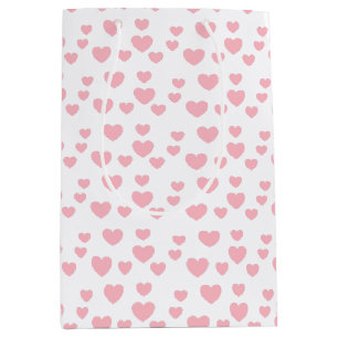 Pink Hearts Medium Gift Bag