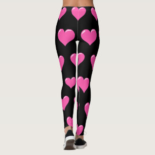 Pink Hearts - My Love - Leggings