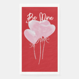 Pink Hearts Napkin