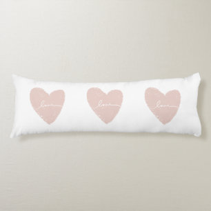 Pink Hearts Of Love Body Pillow