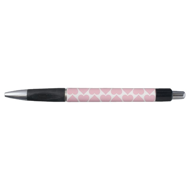 Pink Hearts Pattern, Romantic, Love Pen (Front)