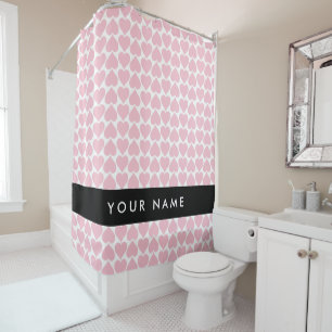 Pink Hearts, Romantic, Your Name, Personalise