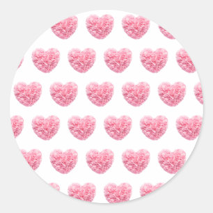 Pink Hearts Stickers