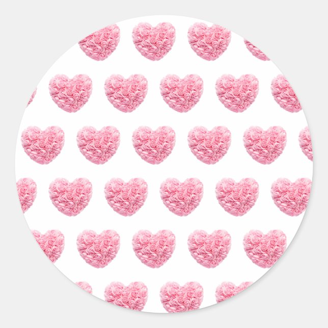 Pink Hearts Stickers (Front)