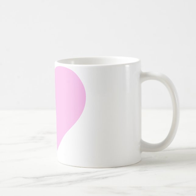 Pink Hearts,Unconditional Love_ Coffee Mug (Right)
