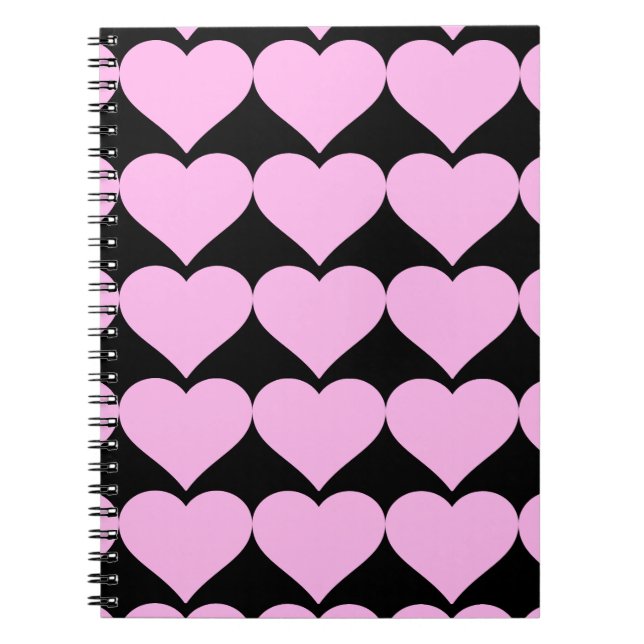 Pink Hearts,Unconditional Love_ Notebook (Front)