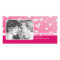 Pink Hearts Valentine's Day photo card