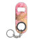 Pink Heather Key Ring Bottle Opener