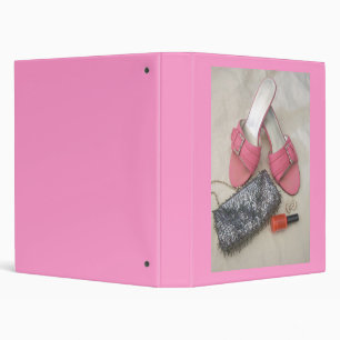 Pink Heels & Purse Binder