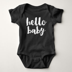 Pink Hello Baby Girl Sports Romper