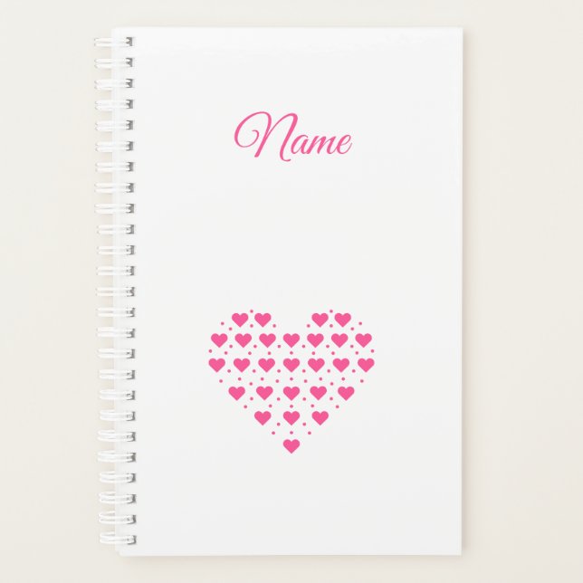Pink Herz Planner (Front)