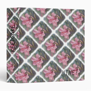 PINK HIBISCUS BINDER