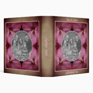 Pink Hibiscus Flower Create Your Own Photo Binder