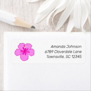 Pink Hibiscus Flower mignonne Hawaii Adresse de re