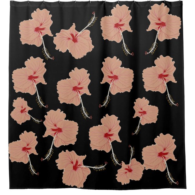 Pink Hibiscus flowers (Front)